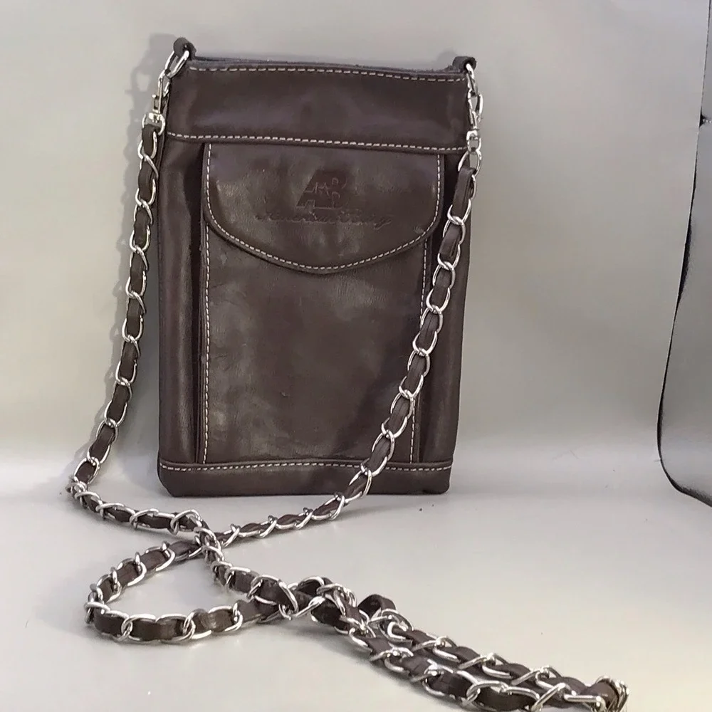 American Bling Crossbody Purse Western Style Studs Leather?‎ Y2K Vibe